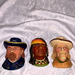 Vintage Legend Products Buffalo Bill Cody, L.t. Col. George A Custer & Navajo